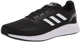 adidas Mens Runfalcon 2.0 Running Shoe Black/White/Grey 11