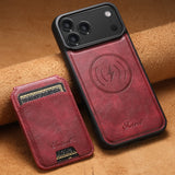 Magnetic Card Holder Two-in-one Wireless Charging Phone Case