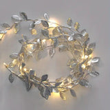 Christmas Decoration LED Golden Leaf Light