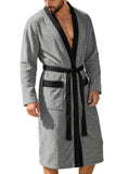 Men's Long Jacquard Soft Solid-Colored Belt