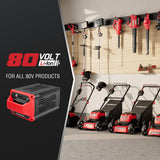 80V 21" Cordless Self-propelled Lawn Mower w/ 6Ah Battery & Charger PS76821SRB