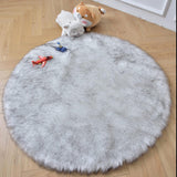 duduta White Faux Sheepskin Throw Rug 2x3 ft, Fluffy Shag Fur Chair Cover Small Bedside Dorm Rug Non Slip Washable