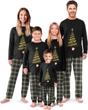 Rnxrbb 2025 Christmas Pajamas Family Matching Sets Christmas Pjs Xmas Sleepwear for Women Men Couples Adult Kids