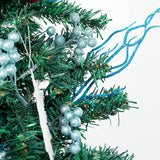 Fangoo 20 Pack 7 Inch Artificial Red Berry Picks for Christmas Tree Burgundy Red Berries Stems Holly Berry Branches Ornaments Wreath Crafts Wedding Holiday Season Winter Home Decor