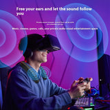 Neck-mounted Stereo Wireless Bluetooth Speaker