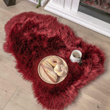 Ashler Faux Fur Rug, Fluffy White Small Sheepskin Rug, Ultra Soft 2x3 Ft Mat, Machine Washable Shag Mats, Nursery Throw for Bed, Living, Kids Room