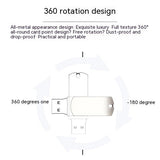 USB Disk 16g Small Fat High-speed Metal Rotation