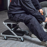 VEVOR Mechanic Creeper, Garage Gift, 36" Z Creeper Seat, 2 in 1 Mechanic Gifts, 300 lbs Capacity, Low Profile Creeper with 6 pcs Wheels in Garage/Shop for Fathers Day Tool Gift