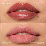 NYX PROFESSIONAL MAKEUP Lip IV Hydrating Glossy Lip Stain with 12HR Hydration - Drippin In Rose (Pink)