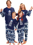 Ekouaer Family Christmas Pajamas Matching Sets Soft Long Sleeve Couple Pjs Xmas Sleepwear Holiday Lounge Set