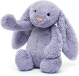 Jellycat Bashful Viola Bunny Stuffed Animal, Medium 12 inches - Rabbit & Bunny Plush Toy - Classic Children's Gift