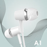 Round-hole Digital Version Wired In-ear Headphones