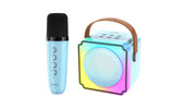 KP-K02 Best-Selling Portable Bluetooth Speaker With Wireless Karaoke Microphone Home Outdoor Use RGB Ambient Lighting In Stock