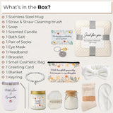 Sympathy Gift Baskets for Loss of Loved One - Best Bereavement Gifts Basket - Thinking of You Gifts - Condolences Gift Basket for Loss - Care Package For Women - Get Well Gifts For Women After Surgery