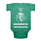 Old Time Hockey NHL Chicago Blackhawks Beeler Infant Creeper, 24 Months