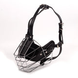 Dog Muzzle Adjustable Basket Soft Straps Rubber Pet Anti-bite Muzzle