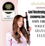 ELLA BELLA® 6 in 1 Professional Hot Air Styler • Powerful Hair Dryer & Straightener Set • Styling Without Heat Damage • Fast Drying Curling Volumizing Straightening • Includes Protective Travel Case