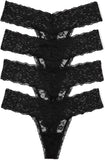 Victoria's Secret Women's Lace Thong Underwear, Panties for Women, Multi Pack (XS-XXL)