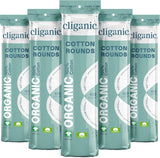 Cliganic Organic Cotton Rounds (300 Count) Makeup Remover Pads, Hypoallergenic, Lint-Free | 100% Pure Cotton (Packaging May Vary)