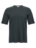 Saint Laurent Men Logo Embroidery T-Shirt