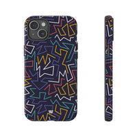 ZIGZAG NIGHT | Tough Phone Case