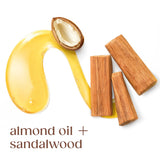 Dove Almond Oil & Sandal Wood Oil Body Wash Serum + Soothing For Women for Hydrated & Repaired Skin 15.3 fl oz