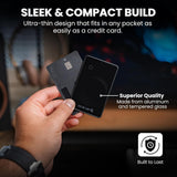 CODE 118 Slim Wallet Tracker Card for Android – Credit Card Size Bluetooth Tracking Device – Ultra Thin Aluminum & Tempered Glass – Ring Feature – Long Battery Life