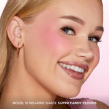 Too Faced Cloud Crush Blush | Buildable, Blendable, High Pigment Color, Vegan + Cruelty Free, 0.17 oz, Super Candy Clouds