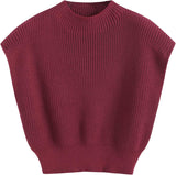 CIDER Women's Casual Sleeveless Knit Vest Sweater Pullover Stylish and Comfortable Plus Size