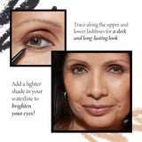 LAURA GELLER NEW YORK INKcredible Gel Eyeliner - Brown Eyed Girl - Waterproof Smudge-proof Eyeliner Pencil - Built in Sharpener