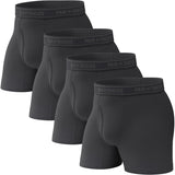 Pair of Thieves 4 Pack Mens Boxer Briefs - Soft, Stretchy, Moisture-Wicking Underwear for Men - All-Day Comfort and Support