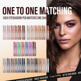 Jolilab Eyeshadow Stick Set, 8 Colors Matte Professional Bright-Colored Contouring and Highlight Eyeshadow Stick, Cream Waterproof Long Lasting High Pigmented Eye Shadow. (8, EYESHADOW B)