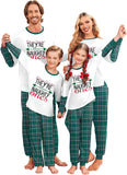 Ekouaer Family Christmas Pajamas Matching Sets Soft Long Sleeve Couple Pjs Xmas Sleepwear Holiday Lounge Set