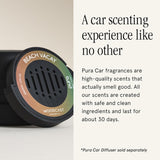 Pura & Moodcast - Fragrance for Pura Car Diffuser - Clean & Safe Luxury Scent Refill - Long-Lasting Fragrance for 30 Days of Aroma - Spring & Summer Car Accessory - Beach Vacay