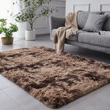 TABAYON Shaggy Navy Blue Rug, 2x3 Area Rugs for Living Room, Anti-Skid Extra Comfy Fluffy Floor Carpet for Indoor Home Decorative