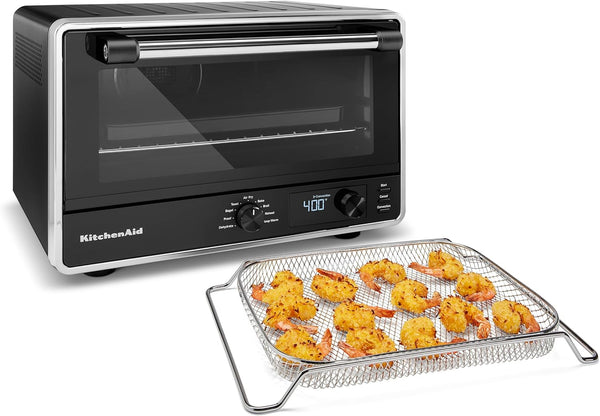 KitchenAid Digital Air Fry Countertop Oven, KCO124BM, Black Matte