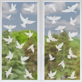 116PCS Christmas Decorations, 9 Sheets Christmas Window Clings, Snowflake Window Clings Decals, Double Sided Xmas Snowflake Decal Stickers for Winter Holiday Home Indoor Decorations Decor Supplies