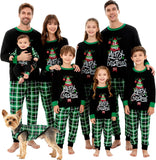 Family Christmas Pajamas Matching Sets - Soft Lettler Print Xmas Pjs for Couples & Kids | Holiday Family Pajamas