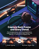 Snowkids 8K HDMI Cable 6.6 ft, Non-Slip Nylon Braided, 48Gbps Ultra High-Speed HDMI Cables Cord, 10K 8K@60Hz, 4K@120Hz Compatible for TV/PS-5/X-box/Projector/Sound System & More