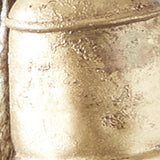 Deco 79 Rustic Metal Cowbell Decorative Bells, 4" x 3" x 29.01", Gold