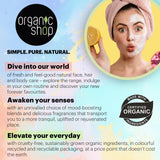 Organic Shop Citrus Body Scrub - Natural Skincare with Vitamin C, 12.17 fl oz