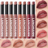 Jolilab 12Pcs Velvet Matte Lipstick Nude Matte Soft Dark Color Stick High Pigmented Long-Lasting Waterproof Lip Stick Lip Balm Beauty Cosmetics Gift for Girls and Women(01#-12#)