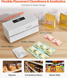 VEVOR Continuous Sealing Machine, 0.32-0.47 in Seal Width, Automatic Continuous Band Sealer with Digital Temperature Control, Automatic Shutdown, Heat Sealing Machine for 0.002-0.0.008 in Plastic Bags