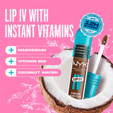NYX PROFESSIONAL MAKEUP Lip IV Hydrating Glossy Lip Stain with 12HR Hydration - Drippin In Rose (Pink)