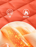 7DAY'SMens Bomber Jacket Windproof Windbreaker Thermal Quilted Jacket Warm Winter Padded Coats