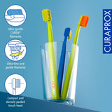 Curaprox 5460 Ultra Soft Manual Toothbrush for Sensitive Teeth and Gums - Gentle & Effective Plaque Removal
