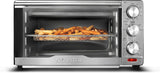 Gourmia Toaster Oven Air Fryer Combo 17 cooking presets 1700W french door digital air fryer oven 24L capacity accessories, convection rack, baking pan tray recipe book GTF7460,Large,Black