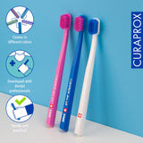 Curaprox 5460 Ultra Soft Manual Toothbrush for Sensitive Teeth and Gums - Gentle & Effective Plaque Removal