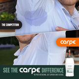 Carpe Underarm Antiperspirant and Deodorant, Clinical strength with all-natural Eucalyptus scent, Combat excessive sweating Stay fresh and dry, Great for hyperhidrosis