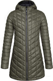 Outdoor Ventures Women's Maryan Hooded Ultra Lightweight Warm Thermolite Long Puffer Coat
